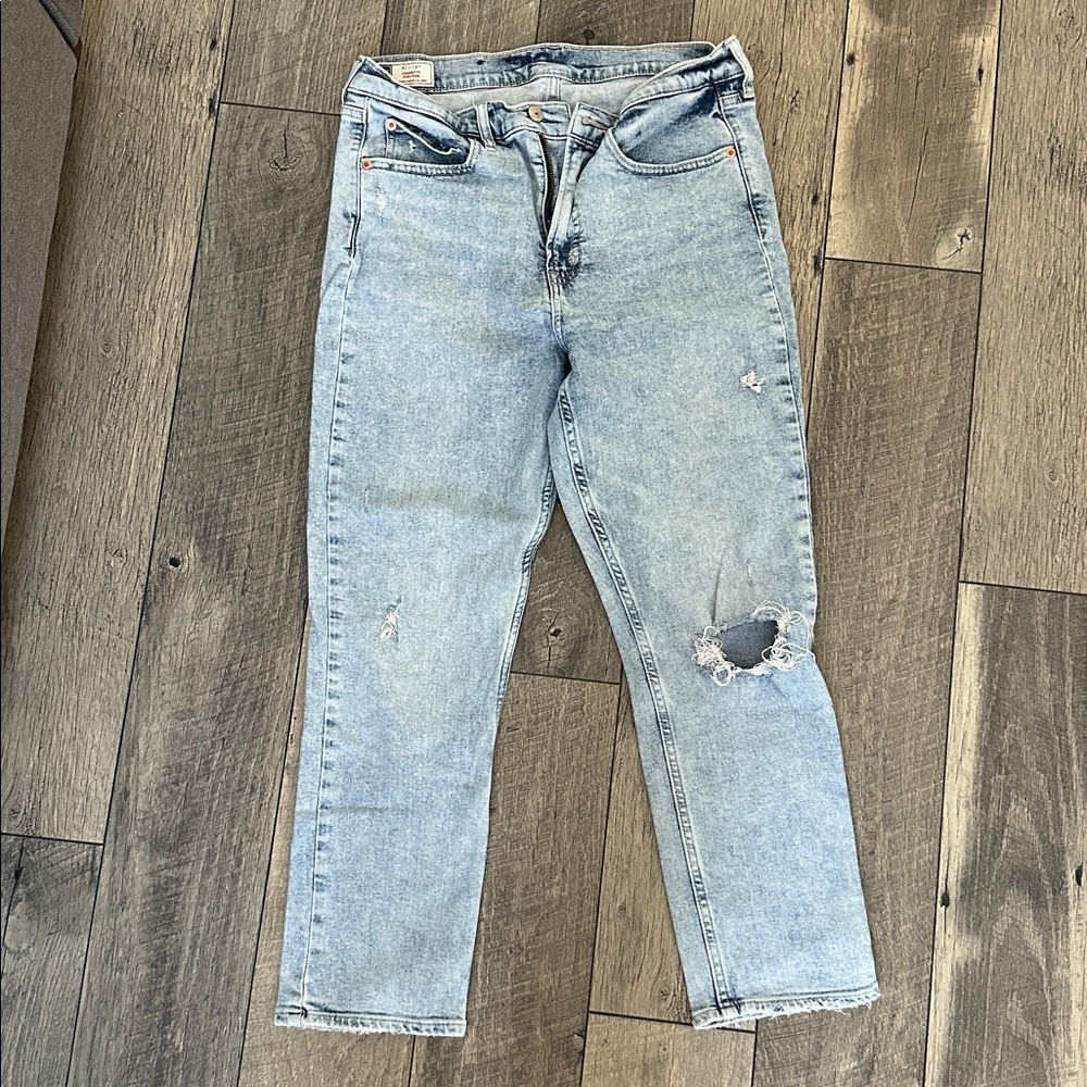 GAP Women's High Rise Jeans - Light Blue